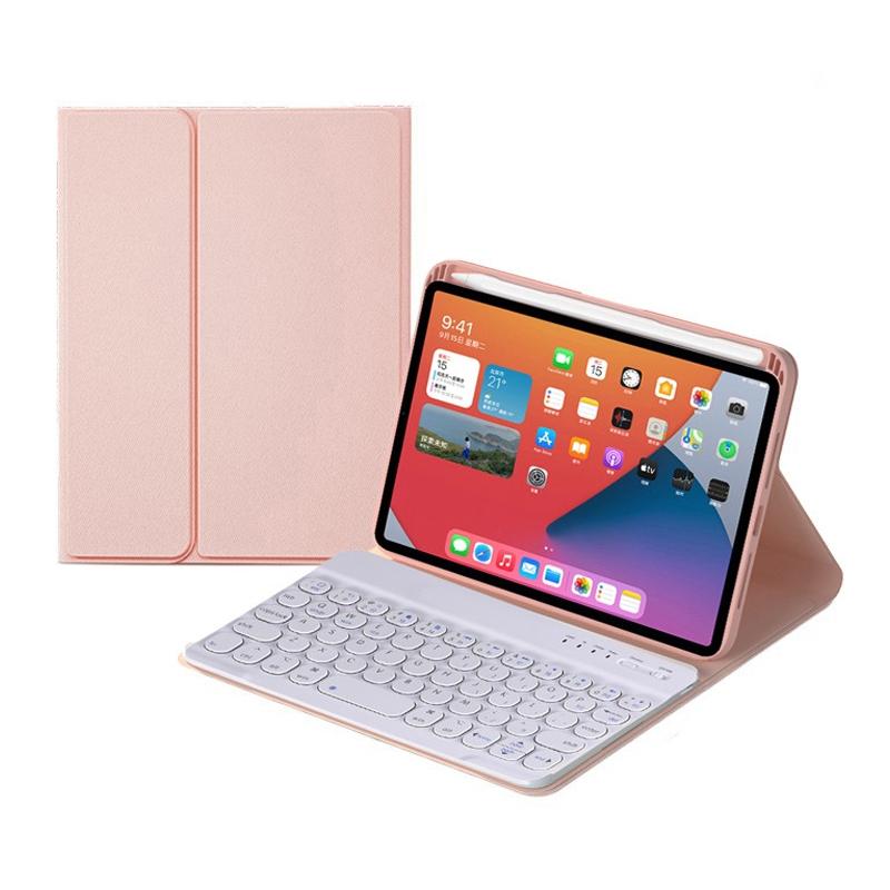 Detachable Bluetooth Keyboard Leather Case For Ipad Mini 6 With Holder - Mint Green