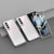 For Samsung Galaxy Z Fold4 5G Full Coverage Electroplated Glass Case - Black
