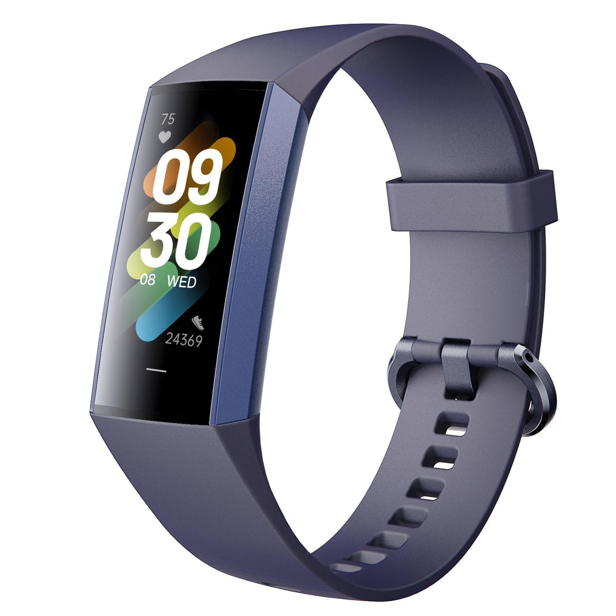 Waterproof C80 Fitness Tracker - Ip67 - Dark Blue