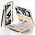 For Samsung Galaxy Z Fold4 5G Foldable Phone Case With Magnetic Closure And Pen Slot - Compact And Convenient - Silver