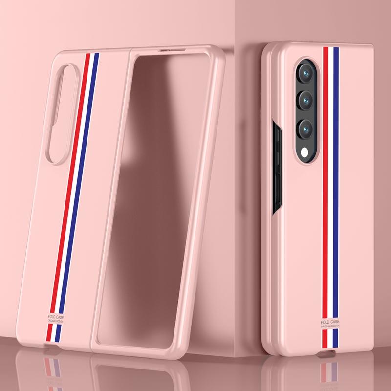 For Samsung Galaxy Z Fold4 5G Frosted Skin Case - Slim & Stylish - Checkered Black