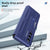 For Samsung Galaxy Z Fold4 5G Telescopic Hinge Foldable Phone Case With Stand - Purple