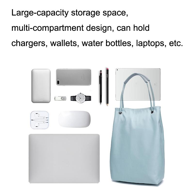 Small Apple Macbook Shoulder / Messenger Bag - Handheld - Navy + Black Pu Power Bag