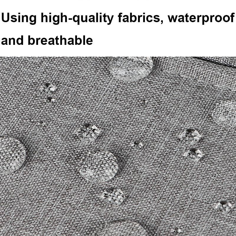 13.3 Inch Waterproof Laptop Handbag With Shock-Absorbing Capacity - Deep Sky Gray