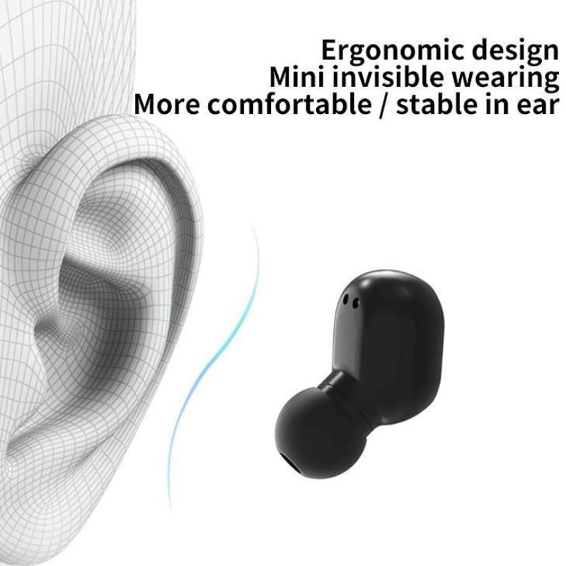 Waterproof Tws Bluetooth 5.0 In-ear Headphones for Sports - Pink