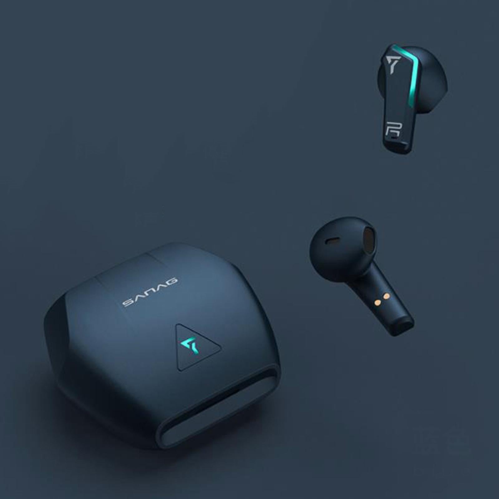 Wireless Bluetooth Gaming Headset with Noise Reduction - Blue