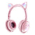 7.1 Surround Sound Cat Ear Gaming Headset With Mic - Red