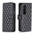 For Samsung Galaxy Z Fold4 5G Samsung Fold 4 Diamond Lattice Wallet Case - Sleek And Stylish - White