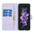For Samsung Galaxy Z Fold4 5G Samsung Fold 4 Diamond Lattice Wallet Case - Sleek And Stylish - White