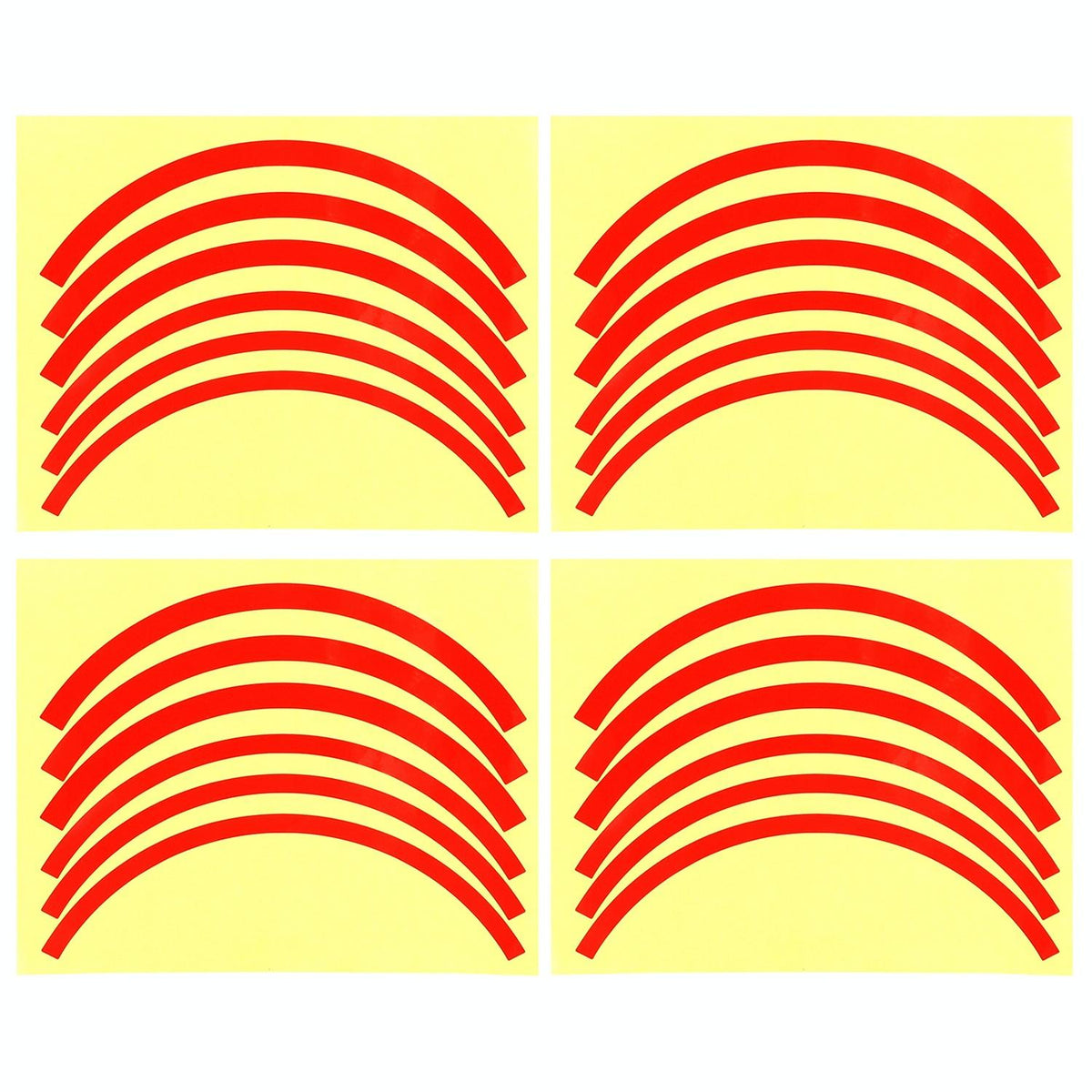 Blue Wheel Hub Sticker Set for Scooter / Bike / Electric Vehicle 2 Pcs - Green