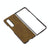 For Samsung Galaxy Z Fold4 5G Dual Tone Calf Texture Shockproof Case - Brown