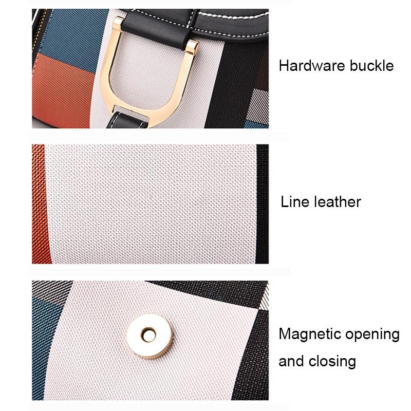 Stylish Ladies Leather Backpack - Soft Pu Material - Coffee