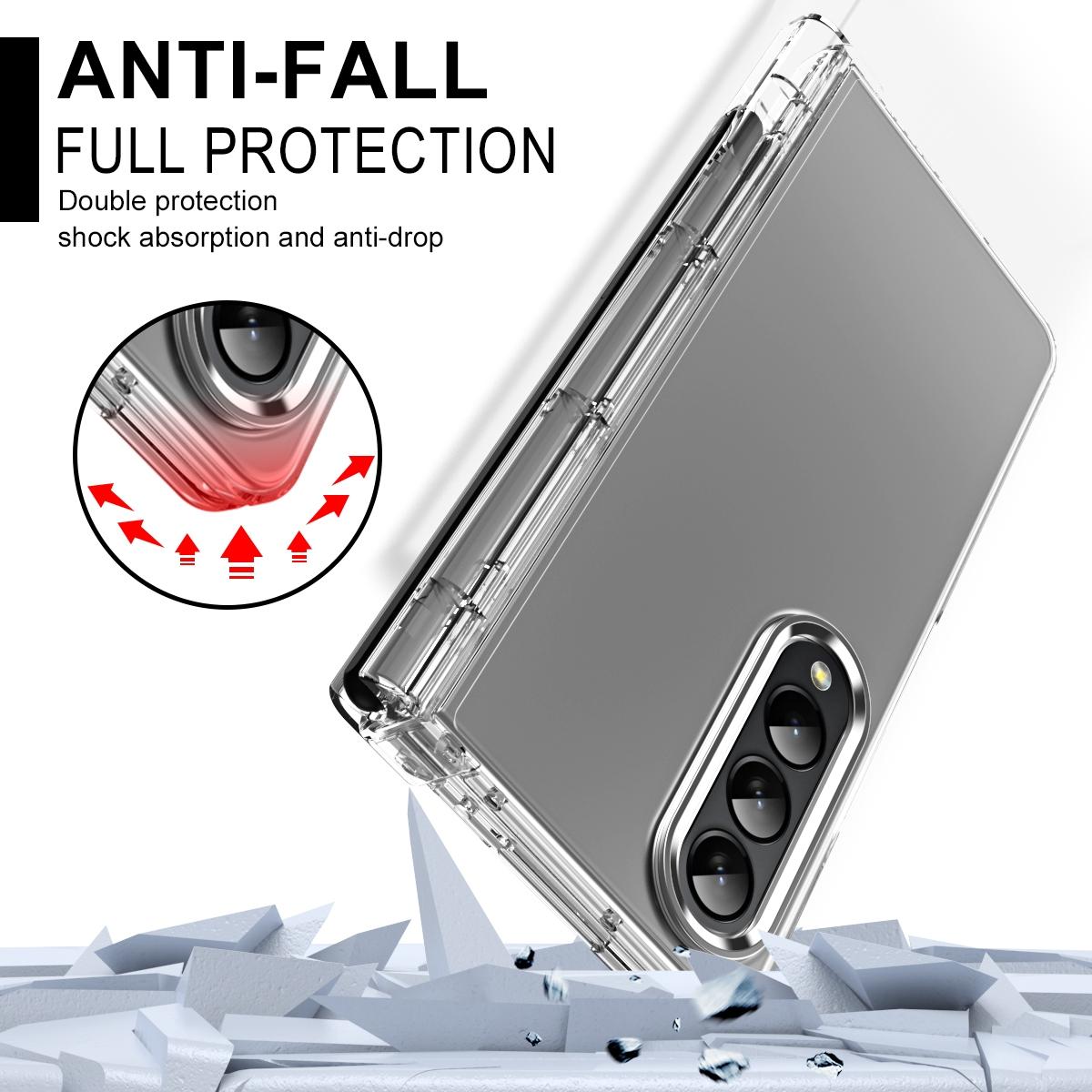 For Samsung Galaxy Z Fold4 5G Samsung Fold 4 Hinge Flip Case - Two Tone Contact Lens - Aoyama Dai