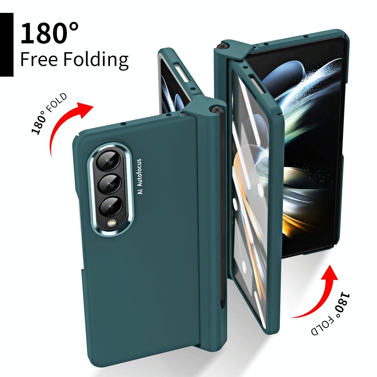 For Samsung Galaxy Z Fold4 5G Samsung Fold 4 Hinge Flip Case - Two Tone Contact Lens - Aoyama Dai
