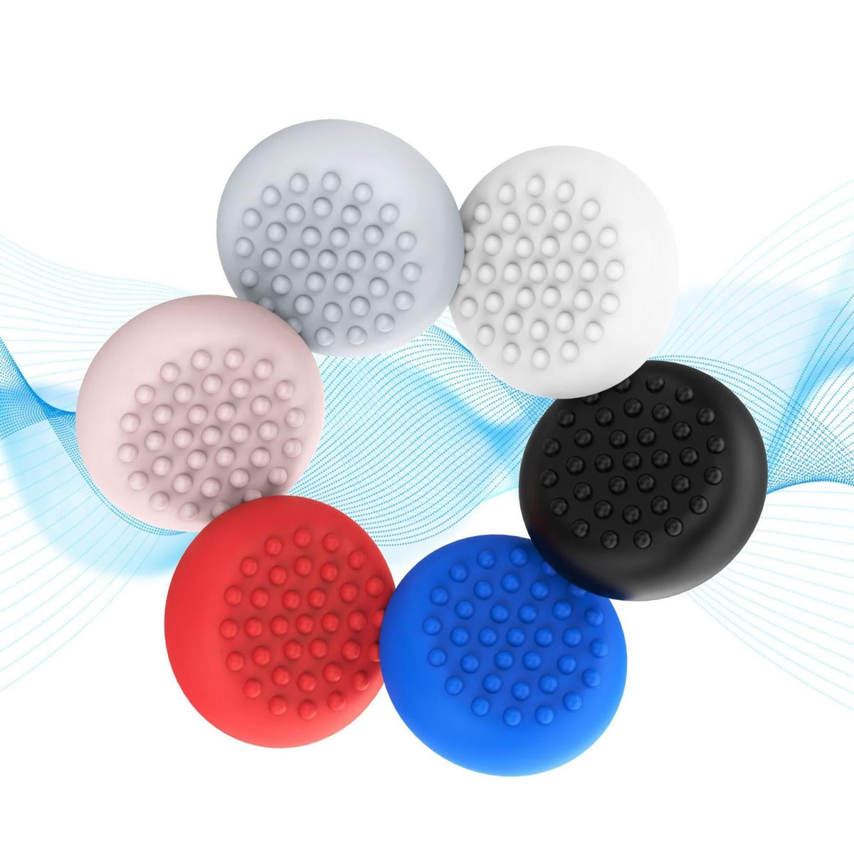 20-piece Silicone Vr Handle Covers for Meta Quest 2 - Enhance your Gaming Experience - Black