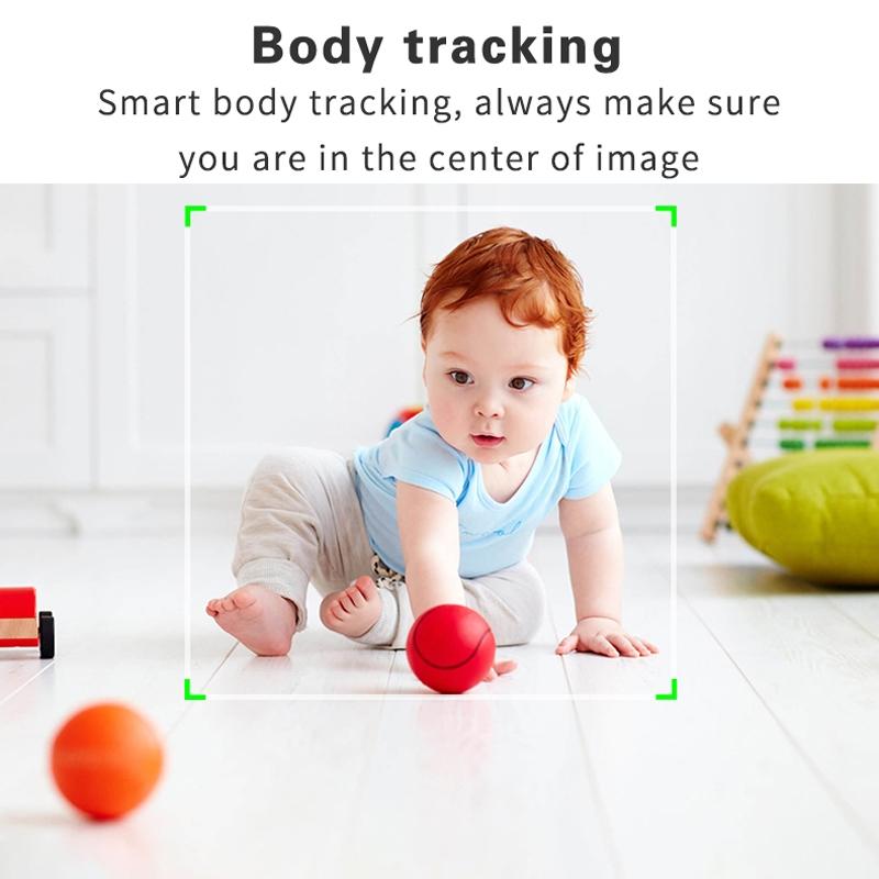 Smart Follow Shot Gimbal for Live Streaming - Rechargeable - Black