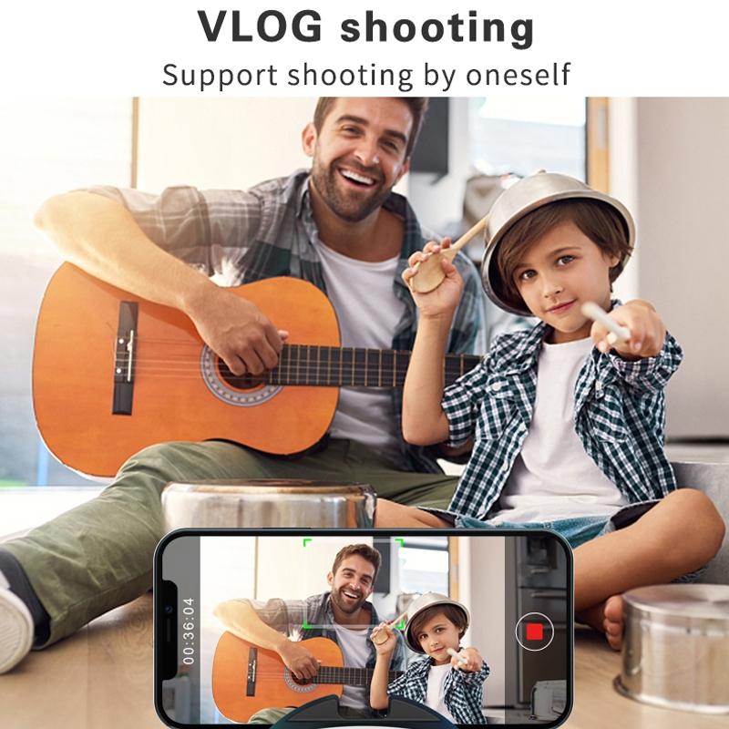 Smart Follow Shot Gimbal for Live Streaming - Rechargeable - Black