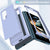 For Samsung Galaxy Z Fold4 5G Foldable Phone Case With Holder - Full Coverage - Dark Purple
