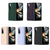 For Samsung Galaxy Z Fold4 5G Foldable Phone Case With Holder - Full Coverage - Dark Purple