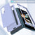 For Samsung Galaxy Z Fold4 5G Foldable Phone Case With Holder - Full Coverage - Dark Purple