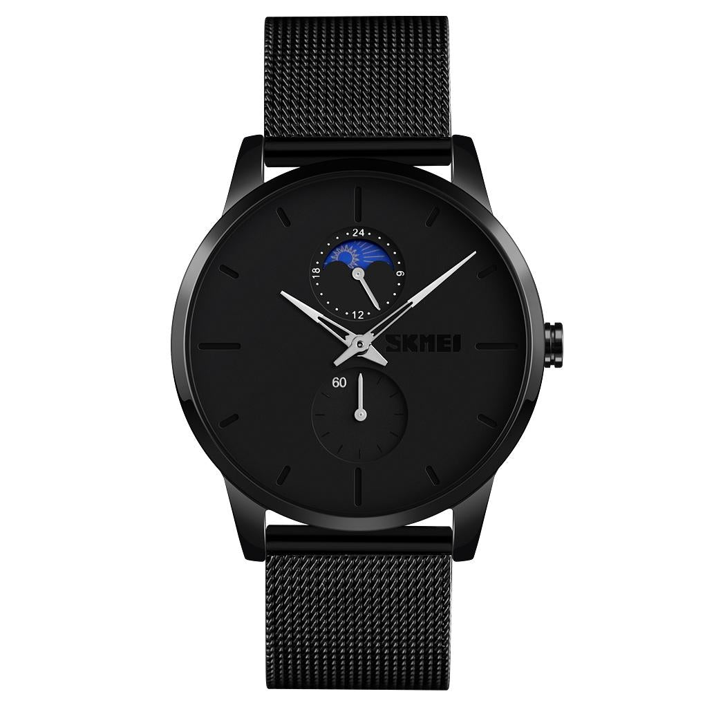 Men Simple Business Sports Watch - Quartz Movement - White