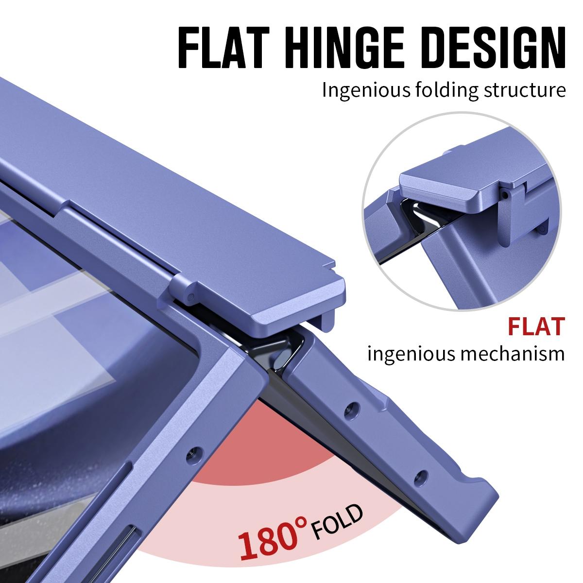For Samsung Galaxy Z Fold4 5G Shockproof Diamond Case With Hinge And Pen - Green