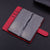For Samsung Galaxy Z Fold4 5G Dual Fold Mandala Leather Case - Embossed Design - Red
