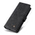 For Samsung Galaxy Z Fold4 5G Metal Button Leather Case - Tree Design - Blue
