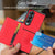 For Samsung Galaxy Z Fold4 5G Samsung Galaxy Z Fold4 Litchi Pattern Single Button Card Holder Phone Case - Black