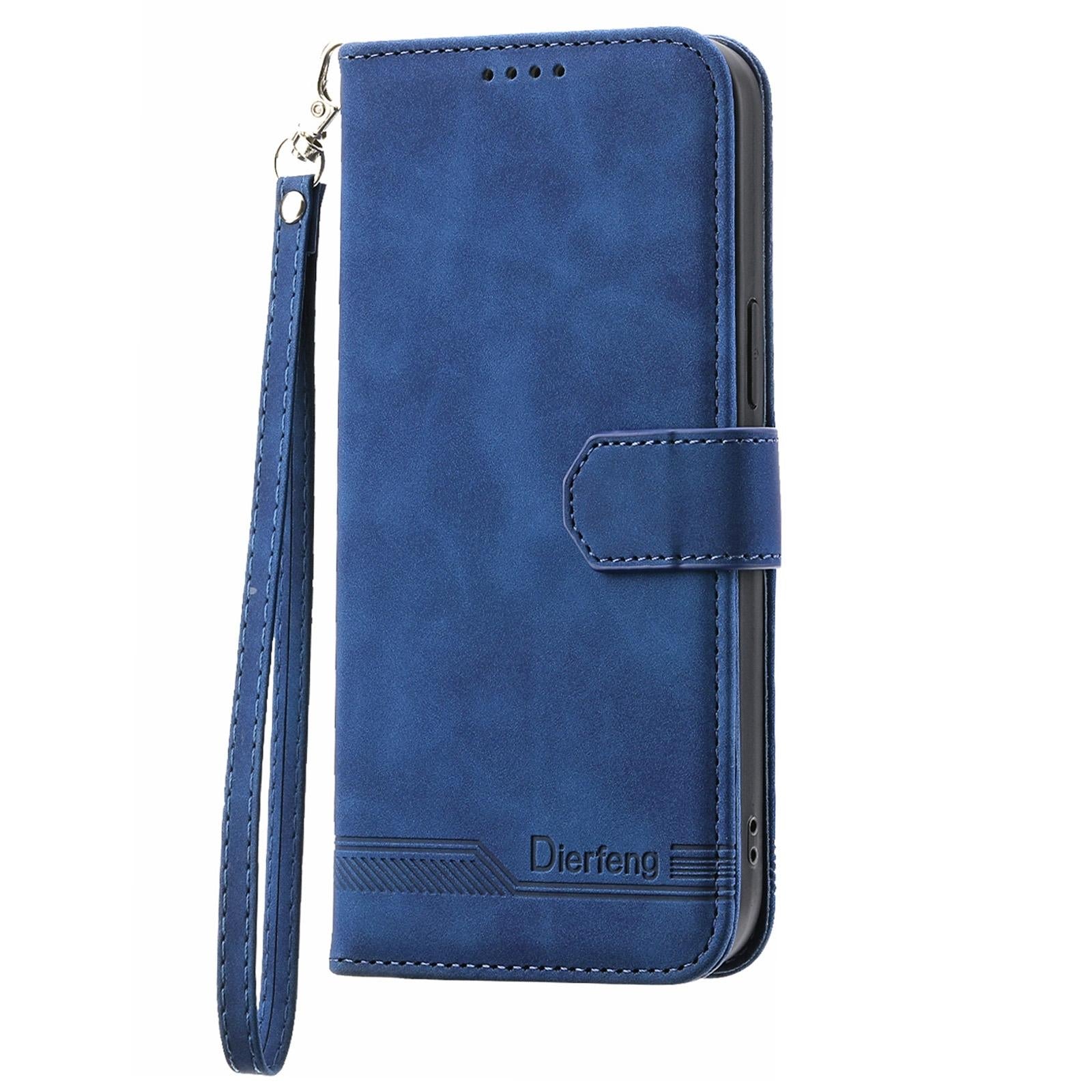 For Samsung Galaxy Z Fold4 5G Premium Leather Tpu Case - Blue