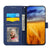 For Samsung Galaxy Z Fold4 5G Premium Leather Tpu Case - Blue
