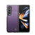 For Samsung Galaxy Z Fold4 5G Leather Rfid Phone Case - Purple