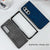For Samsung Galaxy Z Fold4 5G Crystal Leather Foldable Case - Light Grey
