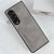 For Samsung Galaxy Z Fold4 5G Crystal Leather Foldable Case - Light Grey