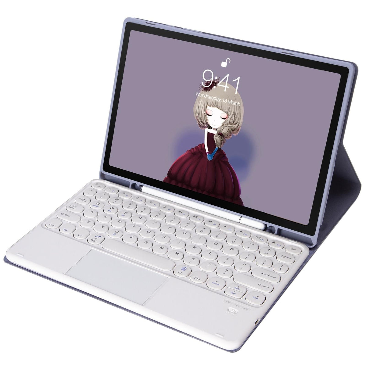 Detachable Bluetooth Keyboard Leather Case For Ipad Pro 11 - Touch Control Skin Texture Candy Colour Black - Eda001493802E