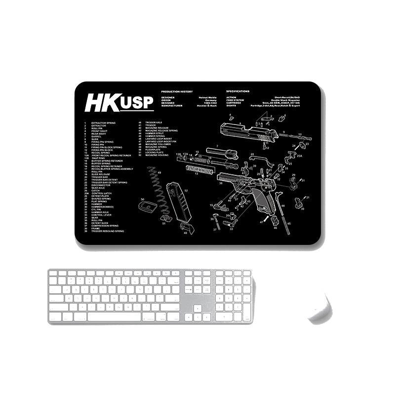 2 Pack Non Slip Gaming Mouse Pad 4Mm Thick - Hk-Usp10