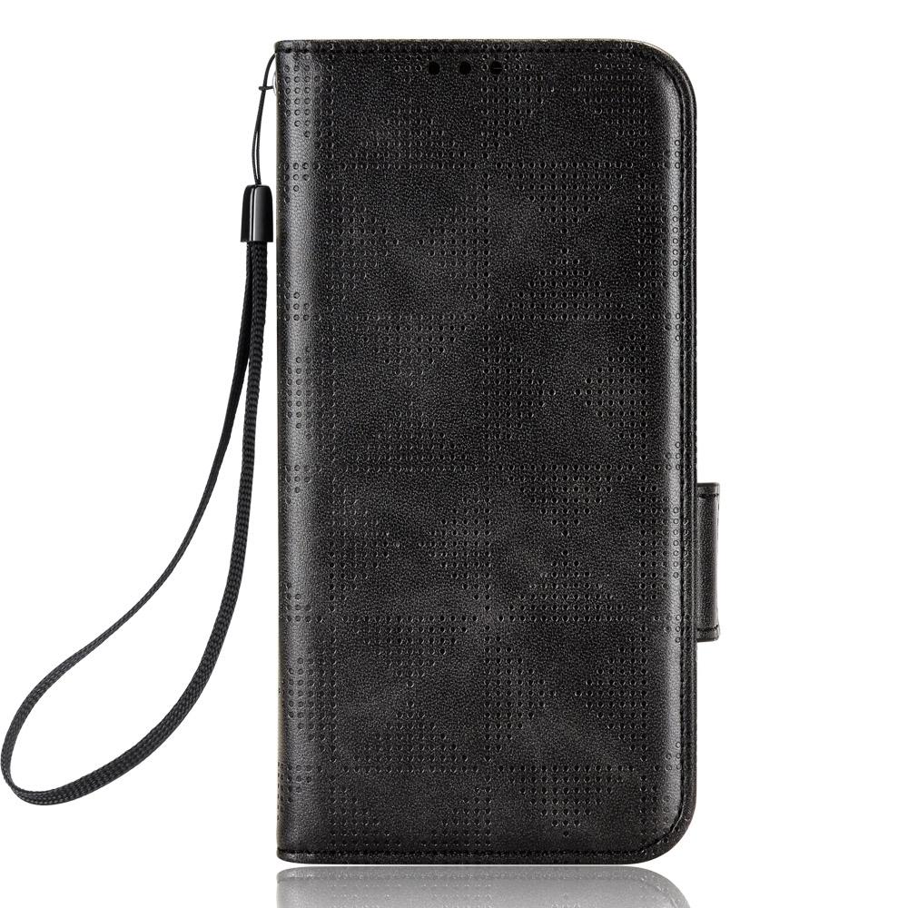 For Samsung Galaxy Z Fold4 5G Symmetrical Leather Triangle Phone Case - Brown
