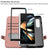 For Samsung Galaxy Z Fold4 5G Leather Phone Case With Side Buckle - Purple
