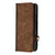 For Samsung Galaxy Z Fold4 5G Leather Phone Case With Side Buckle - Purple