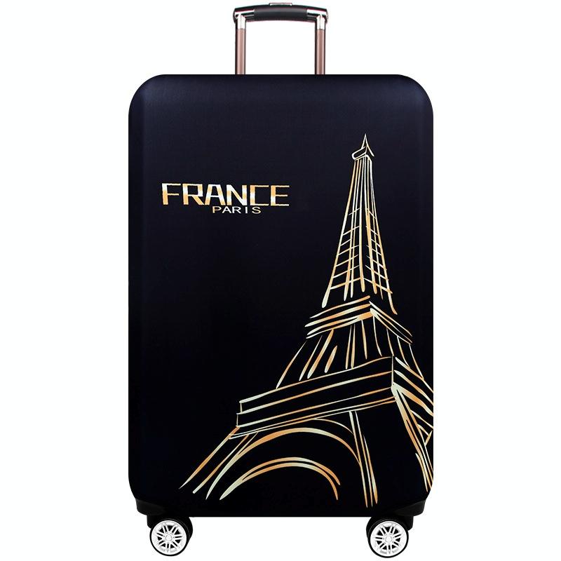 Thickened Luggage Cover - Elastic Wear-resistant Anti-dust Protection - Size l - Colourful Handprints