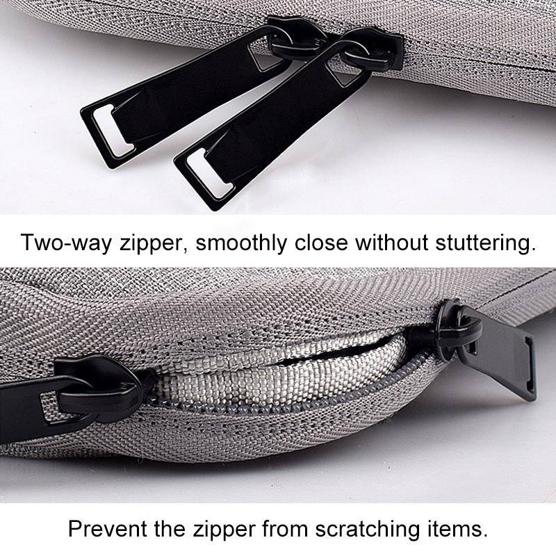 15.4 Inch Laptop Felt Sleeve Protective Case Carrying Bag - Black