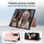 For Samsung Galaxy Z Fold4 5G Foldable Diamond Lattice Phone Case - Pink