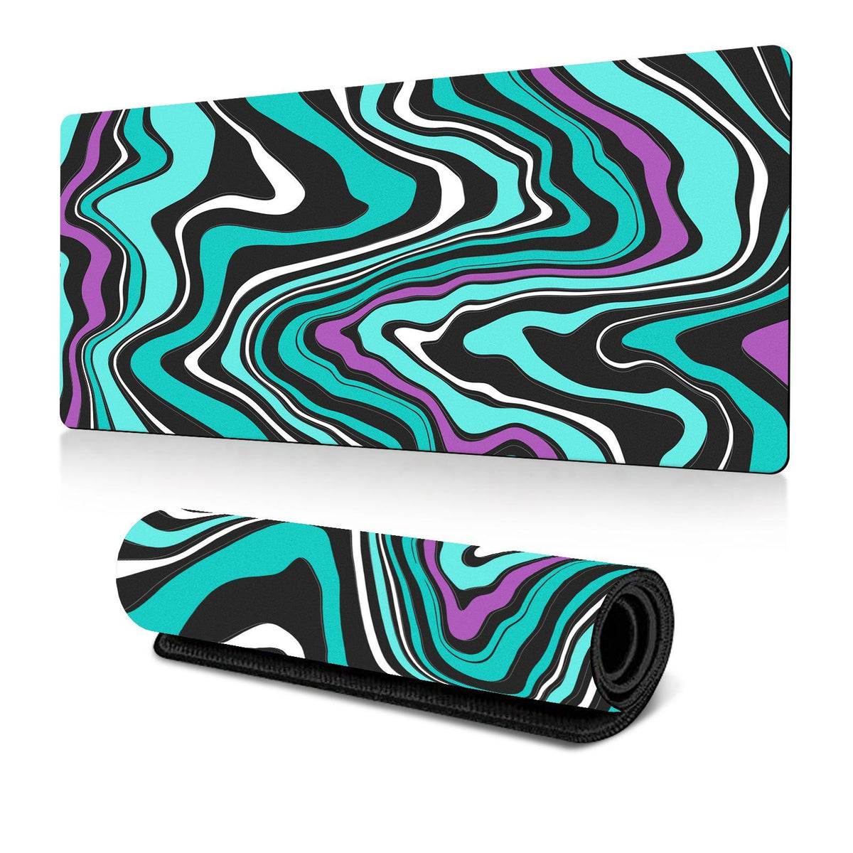 Abstract Gaming Desk Mat 300 X 600 X 2Mm - Abstract Fluid 16 - 300X800X2Mm