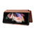 For Samsung Galaxy Z Fold4 5G Carbon Fiber Flip Leather Case - Brown