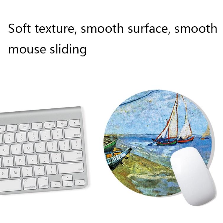 Large Oil Painting Desk Rubber Mouse Pad - Carriage