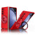 For Samsung Galaxy Z Fold4 5G Shockproof 360 Degree Rotating Case - Red