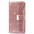 For Samsung Galaxy Z Fold4 5G Sparkling Leather Zip Case - Zipper Closure - Purple