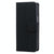 For Samsung Galaxy Z Fold4 5G Leather Phone Case With Diamond Buckle And Lanyard - Black