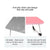 Adjustable Folding Laptop Desk - Non-slip W-shaped Legs Square Pattern Portable Cloud Design - Hcb5115E