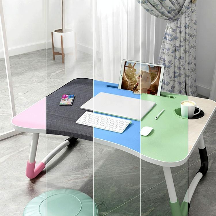 Adjustable Folding Laptop Desk with Non-slip W-shaped Legs - Portable and Compact - Hcb5116E